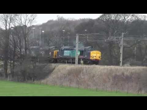 37610/37609 6k73 Sellafield - Crewe flasks, Sat. 17th January 2015