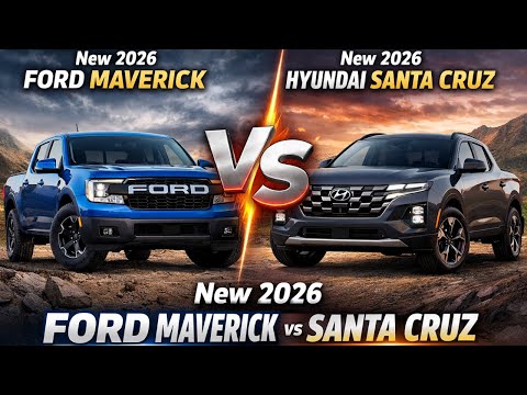 New 2026 Ford Maverick Vs 2026 Hyundai Santa Cruz are the compact pickup truck Comparison