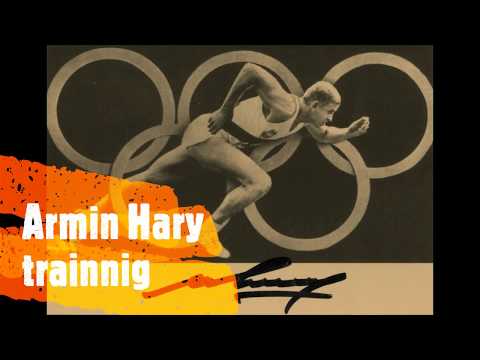 Armin Hary training, first man in history to the the 100m in 10.0 sec