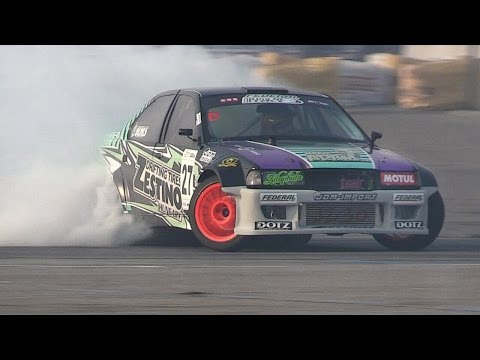 500hp 1JZ BMW E36 Drifting & Sound - Ádám Nagy - King of Italy Exhibition 2016