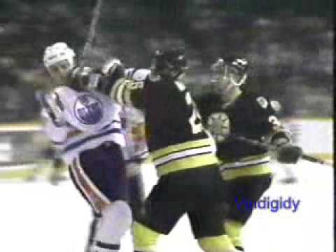 Milbury vs Krushelnyski 10/24/86
