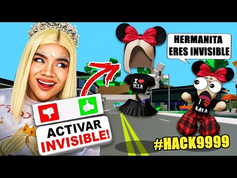 PROBÉ HACKS en BROOKHAVEN con MI HERMANITO 👦🏼(ROBLOX)
