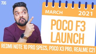 Redmi Note 10 Pro specs, POCO X3 Pro, POCO F3 March, Realme C21, Galaxy A32 India, Realme X60 Pro