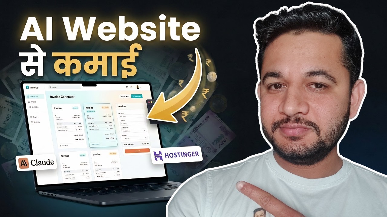 🔥 I Built a Money-Making Invoice Generator Website With Claude & Hostinger