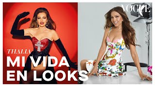 Thalia revela los looks más icónicos de su carrera | Mi vida en looks | Vogue México y Latinoamérica