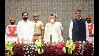 30.06.2022: Eknath Shinde sworn in as Maharashtra CM; Devendra Fadnavis is Dy CM;?>