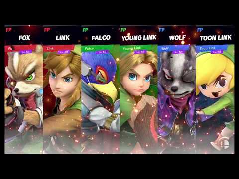 Super Smash Bros Ultimate Amiibo Fights   Request #9341 Star Fox & Links Team ups
