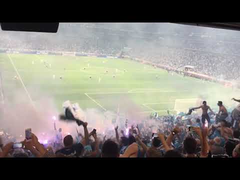 "Gremio 1 x 0 Lanus - Descontrole pós gol" Barra: Geral do Grêmio &bull; Club: Grêmio