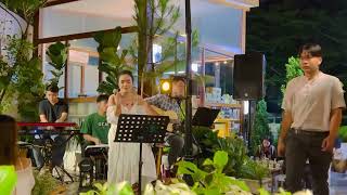 Kiếp Lữ Hành - NS Minh Châu ☘️ || Hà Trần Livesong- BảoLộcBand Cover Acoustic in Zenta House Coffee