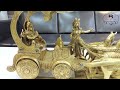 Brass Beautiful Arjun Rath Statue BS070 X Mahabharat Shri Krishna अर्जुनरथ महा