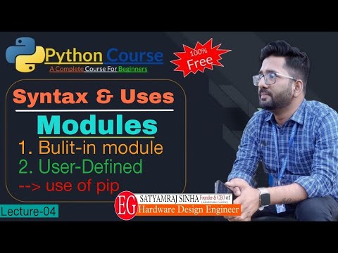 Day 04 Modules And Pip In Python Python Tutorials For Beginners