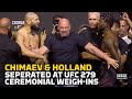 Khamzat Chimaev Booed, Flips Off Crowd After Kevin Holland UFC 279 Face-off - MMA Fighting