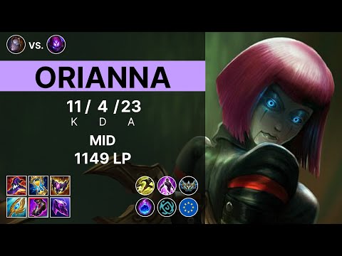 Orianna Mid vs Malzahar - 1149 LP Challenger - EUW 15.11