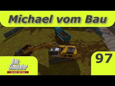 Michael vom Bau Teil 97 -- Das rote moderne Haus Teil 1 -- Bausimulator 2015 Deluxe Lets Play