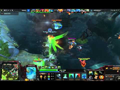 NewBee Miracle VS the wings gaming (Game 1) The International 2015 Highlights