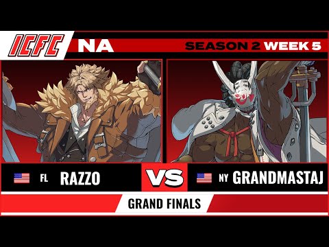 GrandmastaJ (Nagoriyuki) vs Razzo (Ramlethal) Grand Finals - ICFC GGST NA Season 2 Week 5
