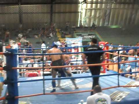 Seba Juarez VS competidor Uruguayo, 3 Round Panamericano W.A.K.O