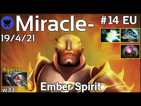 Miracle- [Liquid] plays Ember Spirit!!! Dota 2 7.21