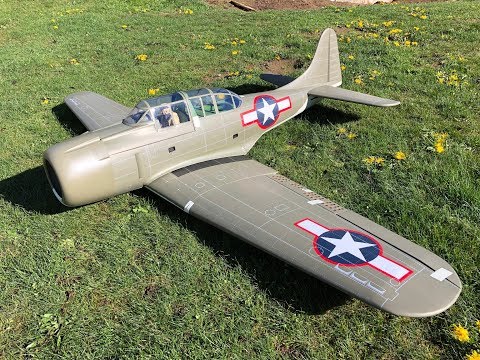 VQ Warbirds A-24 Banshee 80" 30cc UNBOXING