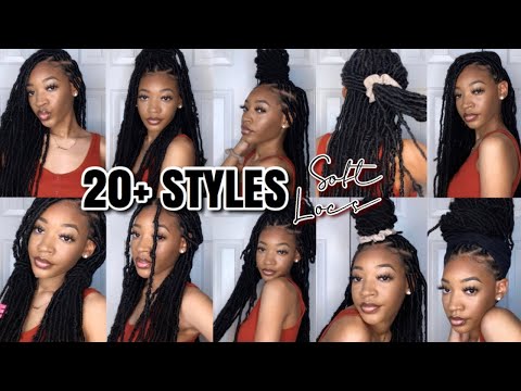 HOW TO STYLE SOFT LOCS IN 20+ WAYS *EASY*