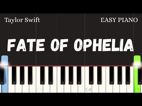 ONE HAND – Taylor Swift – Fate of Ophelia | Tutorial di pianoforte facile per principianti