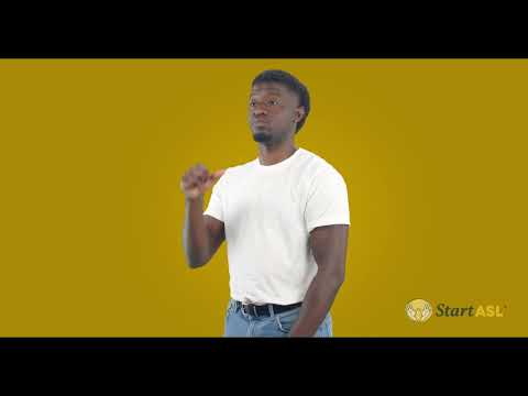 Video thumbnail: How to sign Yesterday in ASL
