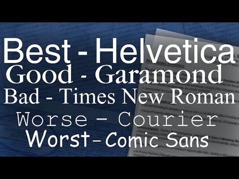 Why you shouldn’t make a resume in Times New Roman