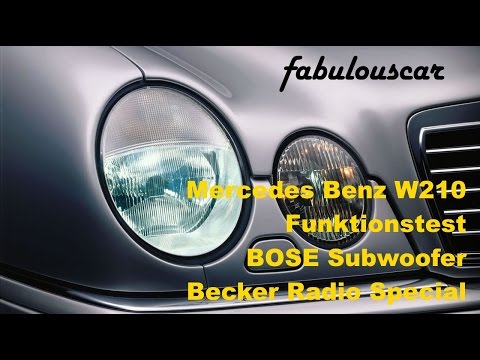 BOSE Subwoofer Becker Radio Special BE2210 | Mercedes Benz W210 E-Klasse