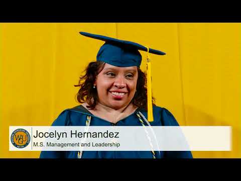 WGU 2022 Seattle Commencement - Conferral of Master's Degrees.