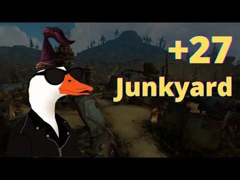 M+ Mechagon Junkyard +27 | Discipline priest POV | Night fae | WoW Dragonflight pre patch