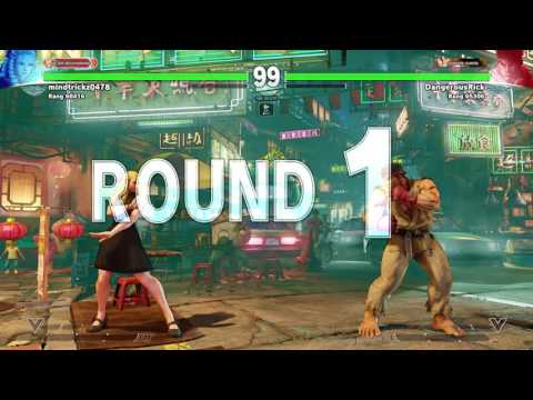 STREET FIGHTER V Ryu vs Karin (mindtrickz0478) Double speed perfect!