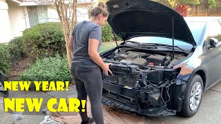 I Got My Wife A New Car Thats Wrecked, Now She Has to Rebuild it!
