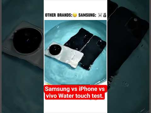 Samsung S25 Ultra vs vivo X200 pro vs iPhone 16 pro max water touch test🤯🔥#samsung #iphone #vivo #ai