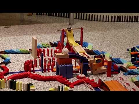 35,000 DOMINOES - Domino World 2019 أكبر سلسلة قطع دومينو في العالم