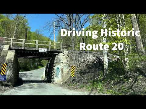 Lafayette, NY - Driving Historic Route 20