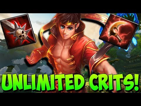 FULLY STACKED RAGE = UNLIMITED CRITS NE ZHA IN DUEL! - Masters Ranked Duel - SMITE