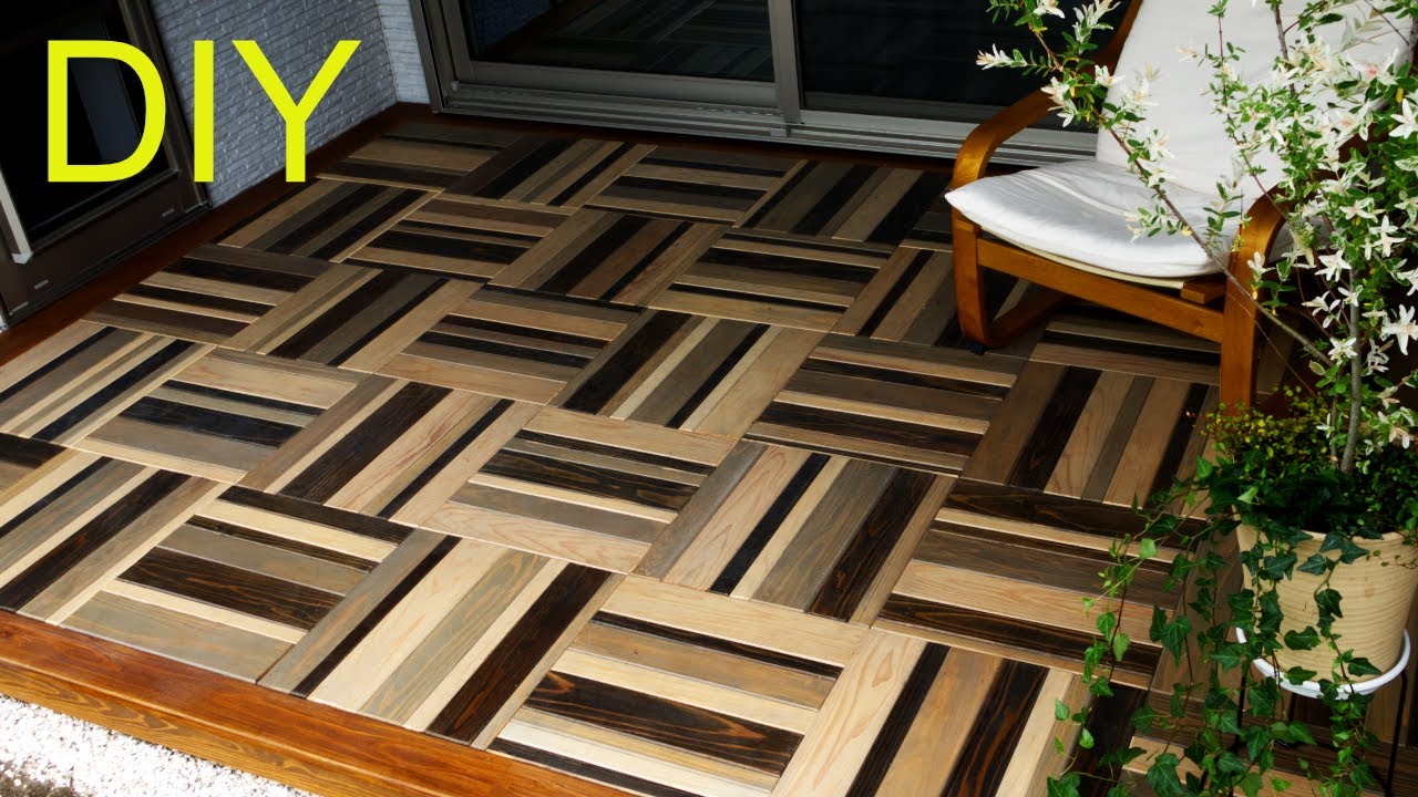 【DIY】制作費2万円以下！廃材で作るハンドメイド・ウッドパネルでベランダDIY