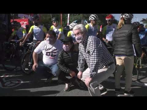 El gobernador Sáenz encabezó la largada de los competidores de élite de la Clásica 1° de Mayo