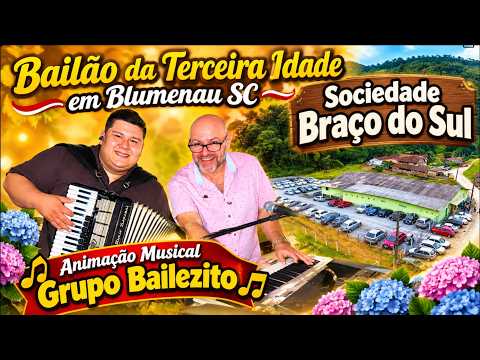 Baile da Terceira Idade em Blumenau - Santa Cantarina - Sociedade Braço do Sul - Grupo Bailezito