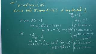 Download the video "[TOÁN 10] BÀI 2 - HÀM SỐ BẬC 2 VÀ ĐỒ THỊ HÀM SỐ BẬC 2"