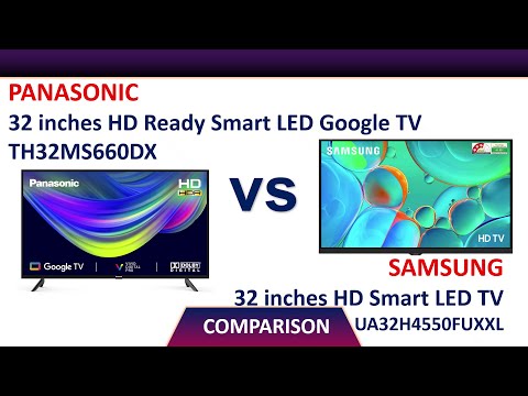 📺 Samsung 32 inches H4550 Series vs Panasonic 32 inches MS660 Series | Smart LED TV Comparison! 🔥