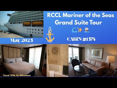 Thumbnail for Grand Suite Cabin Tour 🛳️ | Mariner of the Seas Cabin 1574 (Deck 10) | Royal Caribbean