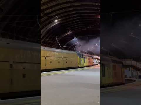 37099 leaving York Station with mega thrash#Railway #Trainspotting#class37099 #YorkStation#train #ft