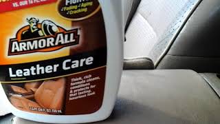 Armorall leather care spray conditioner test review