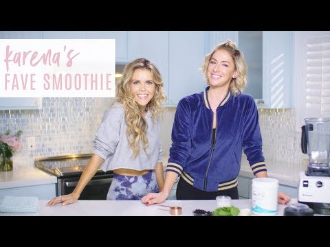 Karena’s Favorite Healthy Blueberry Vanilla Coconut Smoothie
