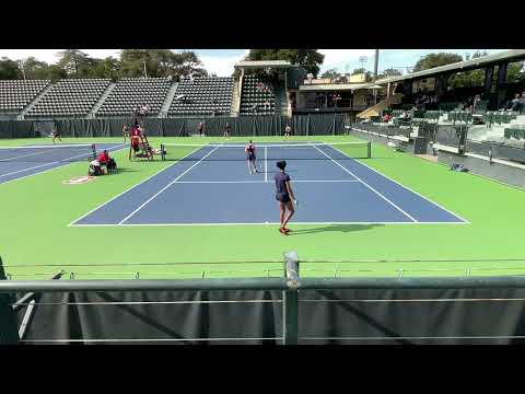 Jordan Harris / Mariia Kozyreva (Saint Mary's) vs. Angelica Blake / Connie Ma (Stanford)
