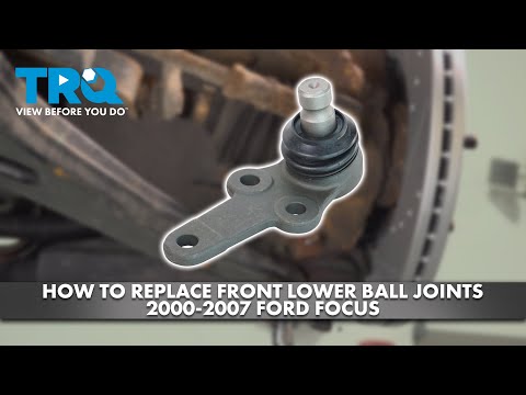 How to Replace Front Lower Ball Joints 2000-2007 Ford Focus