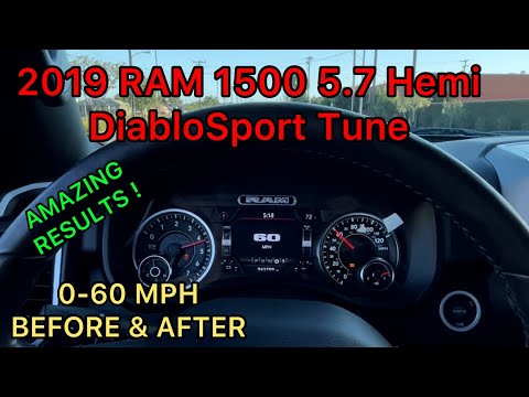 2019 RAM 1500 5.7 Hemi DiabloSport inTune i3 0-60 Before & After | Review & How to Install WORTH IT!