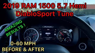 2019 RAM 1500 5.7 Hemi DiabloSport inTune i3 0-60 Before & After | Review & How to Install WORTH IT!