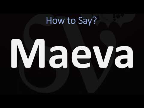 How to Pronounce Maeva? (FRENCH)